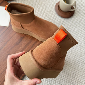 Nouvelles bottes de neige UGGS pour femmes, automne et hiver, thermiques, respirantes, semelle antidérapante, tige en laine de haute qualité, plateforme chaude - Product Image 5