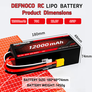 بطارية ليبو ذات حالة صلبة <span class=keywords><strong>6S</strong></span> ، إلى 60 مللي أمبير في الساعة لطائرات بدون طيار بتحكم عن بعد مع موصل xttv - Product Image 4