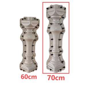 Moules de colonnes pré-fabriquées en plastique ABS de haute qualité Reazone 70 cm de style européen, grande résistance, pilier de porte extérieur - Product Image 1