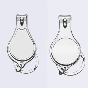 Nail Clippers <b>Keychain</b> Blank DIY Laser or Printing Epoxy Logo Cheap Price No Rust Nail Clipper Key Chain - Product Image 1