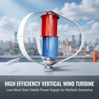 Éoliennes à axe vertical WUXIYUNXINDA 300W/500W, sortie 12/24/48V, diamètre du rotor 1,15-1,3M, livraison directe d'usine depuis la Chine