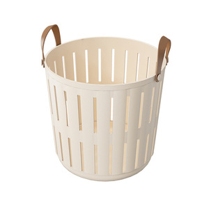 Laundry Basket Round PP Plastic Portable Clothing Organizer Extra Large Size Standing Type - Product Image 5