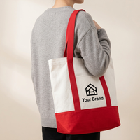 Sac fourre-tout personnalisé brodé, pliable, grand sac cadeau en toile de coton, sac fourre-tout bateau, impression personnalisée, sac de courses réutilisable