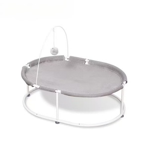 Oval Mesh Cat <b>Bed</b> Grey Elevated Breathable Summer Pet <b>Nest</b> for Cats - Product Image 5