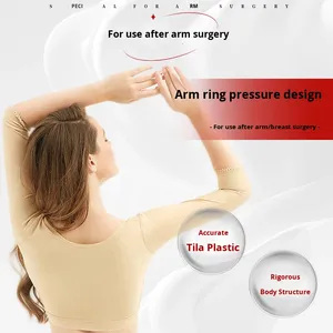 Chaleco Corrector Postquirúrgico para Liposucción de Brazos, Faja de Nailon sin Costuras con Soporte para el Pecho, Moldeador Corporal Ajustable - Product Image 2