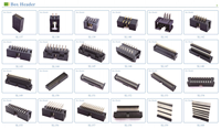 Soulin SMT 1.0mm PBT Noir Isolateur En-tête En Laiton Contact Matériel Pin Socket Plug Type pour PCB Application