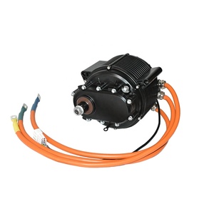 มอเตอร์ QS 12 กิโลวัตต์ แบบเพลาเดียว PMSM โรเตอร์ด้านใน รุ่น QS165-60 V3 กำลังสูงสุด 20000 วัตต์ มอเตอร์ QS 165 พร้อมเกียร์ <span class=keywords><strong>1</strong></span>:2.37 ตัวควบคุมอัจฉริยะ Fardriver - Product Image 2