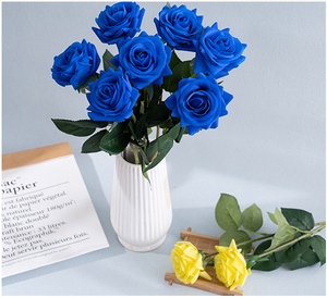 Fleurs artificielles artificielles, fleur de rose de mariage, tige unique de 42.5cm pour décoration intérieure de mariage, 1 pièce - Product Image 5