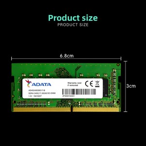Mémoire RAM pour ordinateur portable <span class=keywords><strong>ADATA</strong></span> <span class=keywords><strong>DDR4</strong></span> 8 Go/32 Go 2133/2400/2666/3200 MHz |   Module de mémoire d'origine en stock, livraison rapide - Product Image 1