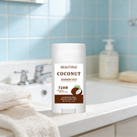 Déodorant Solide en Gros à la Noix de Coco – Crème Anti-Odeur pour les Aisselles, Lotion Anti-Transpirante Longue Durée, Parfum Frais et Doux