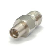 Adaptateur coaxial RF haute fréquence S MA/SMP-KJG en acier inoxydable, connecteur coaxial à ondes millimétriques, adaptateur S MA femelle vers SMP mâle