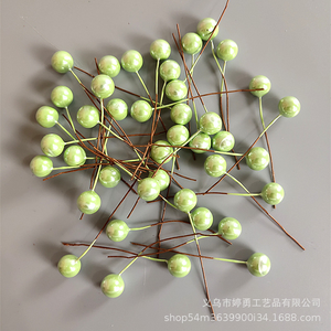 Boules <span class=keywords><strong>de</strong></span> 10 mm <span class=keywords><strong>en</strong></span> mousse, fruits rouges, cerises, mini décorations artificielles pour sapin <span class=keywords><strong>de</strong></span> Noël, <span class=keywords><strong>couronne</strong></span>, fournitures artisanales pour Pâques, Thanksgiving, faites à la main - Product Image 3