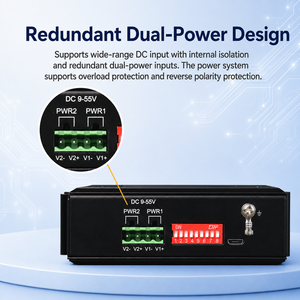 ตัวแปลง DIN Rail 8 ช่องสัญญาณ RS232 RS422 RS485 เป็น 2 พอร์ต 100M Ethernet พร้อม SSL MQTT Modbus <span class=keywords><strong>TCP</strong></span> - Product Image 2