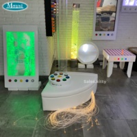 Équipement de Salle Sensorielle LED Interactif et Calmant, Jouets d'Autisme pour l'Occupational Thérapie Visuelle, à Changement de Couleur