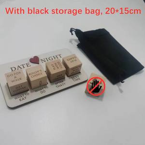 Cita noche idea aniversario decisión dados sexo sacar dados de madera parejas adultas juego regalos románticos Para ella él - Product Image 6