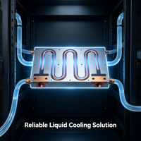 Plaque de refroidissement liquide en cuivre à micro-canaux pour serveur, batterie EV, électronique de puissance, gestion thermique, OEM personnalisé