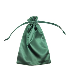 Pochette personnalisée double couche en satin avec cordon de serrage pour cadeaux de mariage, rangement de chaussures, perruques et extensions capillaires - Product Image 3
