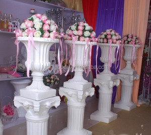 LDJ444 - Pilares Decorativos Blancos de Resina para Pasillos Romanos, Decoración de Bodas, Matrimonios, Luckygoods CN;ZHE, Resina, 5 Piezas - Product Image 5