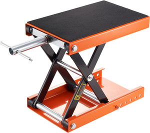 Support de levage pour <span class=keywords><strong>moto</strong></span> à ciseaux 1100 LBS - Chariot de levage hydraulique robuste pour ateliers de réparation, antidérapant et stable pour la maintenance - Product Image 2