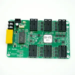 BX-V75 кассета-Приемник имеет 12 портов HUB75 светодиодный дисплей полноцветный синхронный контроль карты светодиодный экран Крытый торговый центр