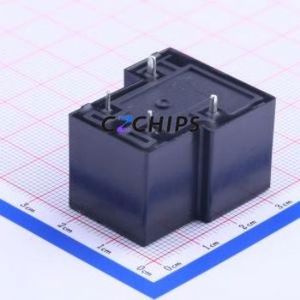 HF165FD-G/24-HY1STF Power Relay Through hole,27.5x32.2mm Relay 24V 1 Normally Open: 1A (SPST-Normally Open)::: 4 40A-277VAC - Product Image 2