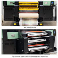 Impresora UV DTF Senchro de 60 cm, 4 cabezales Epson, rollo a rollo automático, todo en uno, impresión, laminado, foil, un solo paso, nueva, 1 año de garantía
