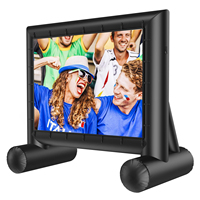 TPU Eco Foldable Projection Fabric Woven Base Outdoor Inflatable Screen Material