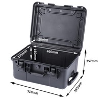 Valise trolley robuste en plastique étanche avec insert en mousse personnalisé - OEM personnalisable pour usage extérieur, protection des outils et de l'équipement photographique