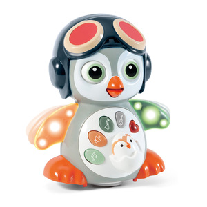 Vente chaude Électrique Universel Balançant <span class=keywords><strong>Pingouin</strong></span> Éducation Précoce Histoire Machine Lumière Musique Bébé Jouets - Product Image 5