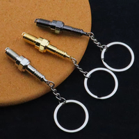 Llavero Creativo de Metal con Diseño de Bujía, Modelo de Pieza de Motor, Colgante para Coche, Accesorio de Modificación Automotriz, Souvenir, Regalo