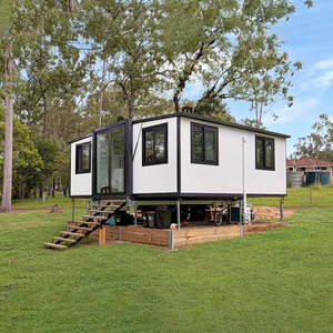 Maisons préfabriquées chinoises, maison mobile pliable extensible avec roues <span class=keywords><strong>pour</strong></span> la vie en plein air - Product Image 1