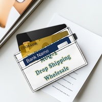 Dompet Kartu Tipis & Ringan Grosir Pabrik, Tempat Kartu Sehari-hari, Desain Sepak Bola Cetak Sesuai Permintaan, Custom Dua Sisi