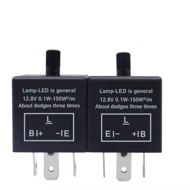 12V Adjustable Frequency LED Flasher CF14 3 Pin Adjustable 12V LED Relay for Car Turn Signal Indicator Blinker Light Auto Parts