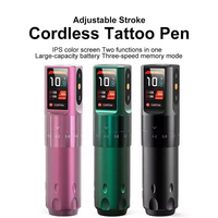 Écran couleur course réglable stylo de tatouage sans fil cartouches de tatouage de maquillage permanent Machine à tatouer