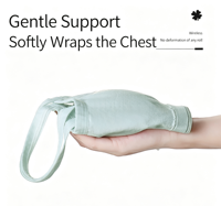 Soutien-gorge d'entraînement pour adolescentes Fit Cloud Comfort, sans frottement, bonnets respirants, bretelles fines, côtelé, doux, respirant, multicolore