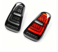 Feux arrière à LED en grille pour Mini Cooper R50 R52 R53 2000-2006, étanches, Plug and Play, ajustement automatique