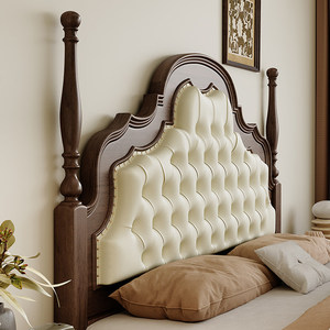 <span class=keywords><strong>Cama</strong></span> Doble de Madera de Lujo Europeo, Diseño Moderno, <span class=keywords><strong>Cama</strong></span> de Princesa Francesa para Recámara Principal - Product Image 3