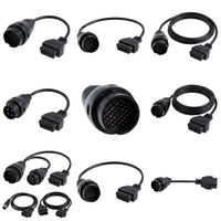 Adaptador OBD2 de 38 Pines Macho a 16 Pines Hembra para Mercedes-Benz, Cable de Extensión de Diagnóstico Estable para Vehículos Pre-OBDII