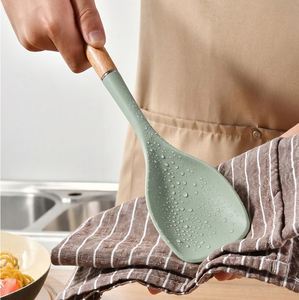 Espátula de Cocina Ecológica de Silicona+Nylon, Apta para Lavavajillas, Antiadherente, con Ranuras, para Cocinar - Product Image 2