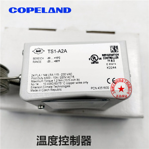 Controlador de Temperatura Emerson TS1-A3A 30A, Pieza para Aire Acondicionado Marino - Product Image 1