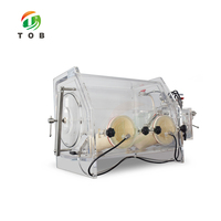Tnettob — boîte à gants sous vide en plexiglas, entièrement transparente, personnalisée, pour les laboratoires