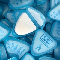 Savon en papier format voyage, nettoyant pour les mains, à l'essence d'herbes, en feuilles solides