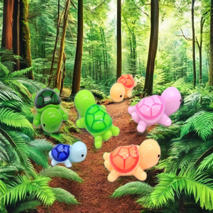 Nhựa Thu Nhỏ Rùa Biển Hình Số Lượng Lớn Đại Dương Động Vật Tự Làm Trang Trí Cho Nhà Hoặc Văn Phòng Thủ Công Rùa Bức Tượng Nhỏ - Product Image 3