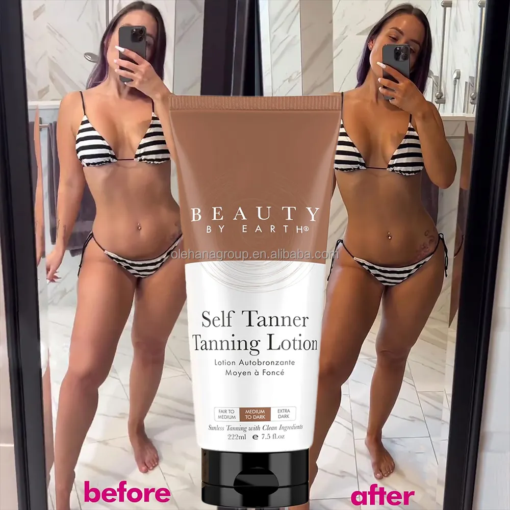 Private Label Sun Solarium Sunbed Bronzer Tan Accelerator Drops Bed Cream Gel Oil Sunscreen Self Tanning Lotion