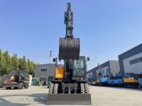 Excavator Roda JIAHE 12T Mesin Yuchai, Penggali Hidrolik, Alat Berat Konstruksi, Pengiriman Gratis, Dapatkan Penawaran