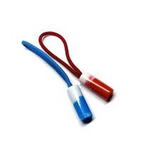 Tirette de fermeture éclair personnalisée en PVC sans verrouillage, en forme de bagage, marque NEON, sans nickel
