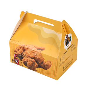 Tùy Chỉnh Giấy Chiên Gà Hộp Với Xử Lý Logo In Ấn Bao Bì Thực Phẩm Hộp Cho Takeaway Dùng Một Lần Không Thấm Mỡ Bao Bì Hộp - Product Image 5