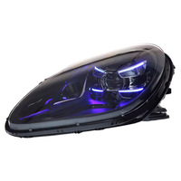 Phare LED de remplacement pour projecteur matriciel Porsche Macan 95B 2014-2022, 4 lentilles, quatre points DRL, mise à niveau Plug and Play