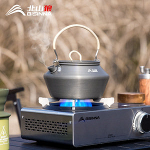 Beishanlang Outdoor <b>Kettle</b> Aluminum Alloy Portable Teapot For <b>Camping</b> Open Flame Tea Brewing - Product Image 2