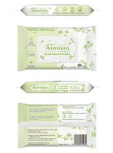 China Fabricante Personalizado 100% Toalhetes Molhados De Bambu Orgânico Biodegradável Baseado Em Plantas - Product Image 2